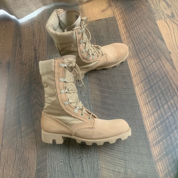 Military hot weather boots size 5.5 x-narrow desert boots - Picture 3 of 8